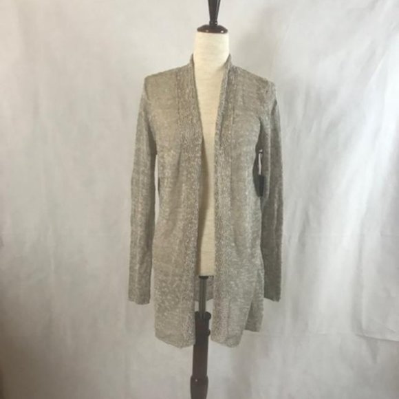 NWT Cynthia Rowley Long Sleeve Lightweight Open-Stitched Cardigan Size L - Picture 1 of 13